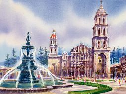 En el horizonte de la urbe destaca especialmente la Catedral de Santiago Apóstol, cuya arquitectura es barroca. ESPECIAL / J. Monroy