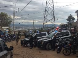 Los policías trabajarán en conjunto con la Guardia Nacional y elementos de Protección Civil y Bomberos. ESPECIAL/Policía de Tlaquepaque