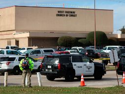 La iglesia West Freeway Church of Christ donde se registró el tiroteo, en la población de White Settlement. AP/The Dallas Morning News/J. Figueroa