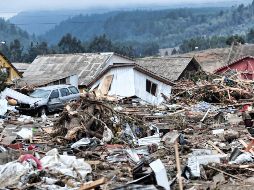 El terremoto de Chile fue el quinto mayor del que se tiene registro en el mundo. AFP