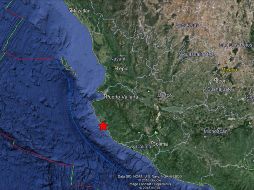 El temblor ocurrió a las 22:01 horas. TWITTER / @SkyAlertMx