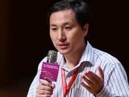 En una conferencia en la Universidad de Hong Kong, en noviembre de 2018-, He se mostró 