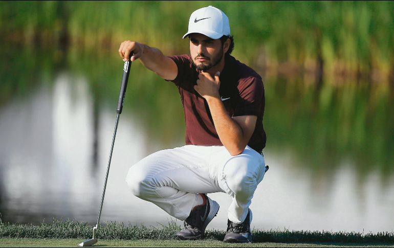 Abraham Ancer. Integra la lista de jugadores que podrían estar en los Juegos Olímpicos. AP