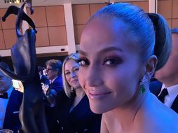 La actriz mandó un mensaje de agradecimiento por el galardón Spotlight a través de sus redes sociales. TWITTER/ @JLo