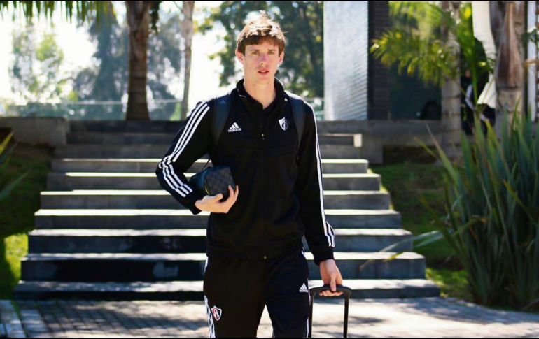 Germán Conti, una de las caras nuevas con los rojinegros, podría ver acción hoy en el Estadio Alfonso Lastras. ESPECIAL/Atlas FC