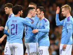 Manchester City pudo cumplir con los pronósticos. AFP / P. Ellis