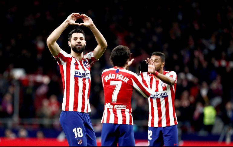 Cinco minutos de ida y vuelta decidieron el primer partido del conjunto rojiblanco en este 2020. EFE / D. Fernández