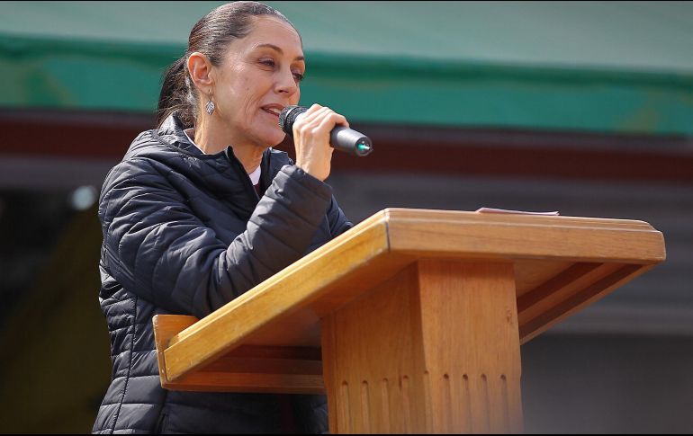 La Jefa de Gobierno, Claudia Sheinbaum, asiste a la entrega de la rehabilitación de los mercados 44 y 377 de Xochimilco. NTX/I. Hernández