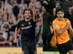 Carlos Vela juega actualmente para Los Angeles FC de la MLS, mientras que Raúl Jiménez para el Wolves de la Premier League. ESPECIAL