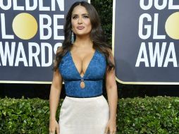 Salma Hayek anunció al ganador del Globo de Oro a Mejor serie limitada o película para TV. AFP / F. Harrison