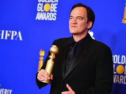 Mejor película (comedia o musical). “Once Upon a Time in... Hollywood” ganó tres de cinco nominaciones. En la imagen, Quentin Tarantino al recibir también el Globo por Mejor guion. AFP/F. Brown