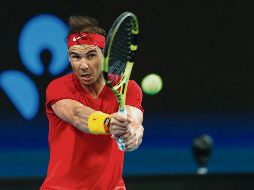 RAFAEL NADAL. El número uno del mundo venció a Pablo Cuevas para darle un punto a los ibéricos. AP