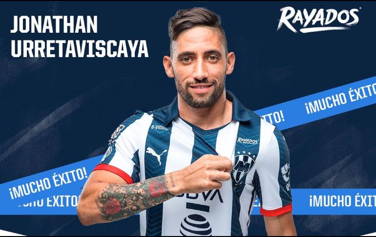 El jugador uruguayo llegó al futbol mexicano en el Apertura 2015 con el Pachuca y fichó con Monterrey para el Clausura 2018. TWITTER/@Rayados
