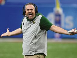 Matt Rhule sólo tiene experiencia como entrenador de futbol americano a nivel colegial. AP • B. Feig