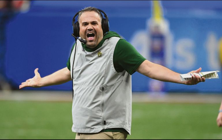 Matt Rhule sólo tiene experiencia como entrenador de futbol americano a nivel colegial. AP • B. Feig