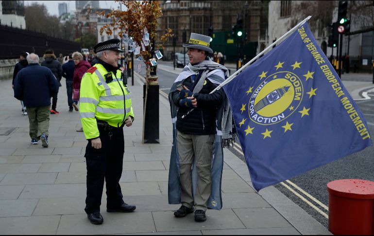 Se prevé que el proceso de la salida del Reino Unido de la UE esté terminado el 22 o 23 de enero. AP/M. Dunham