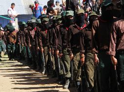 Ahora el EZLN denunciará supuestas afectaciones del Tren Maya,  el Corredor Interoceánico del Istmo de Tehuantepec y el nuevo aeropuerto de Ciudad de México. AFP/Archivo