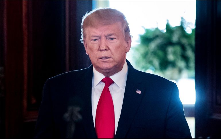 Trump y Stoltenberg abordaron los últimos acontecimientos en Medio Oriente y el papel de la OTAN en ella. EFE/MN. Reynolds