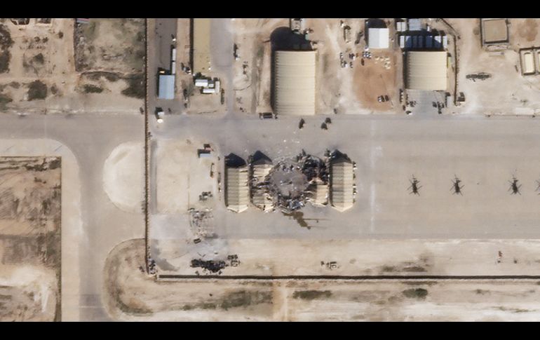Detalle de una de las áreas dañadas. AFP/Planet/Middlebury Institute