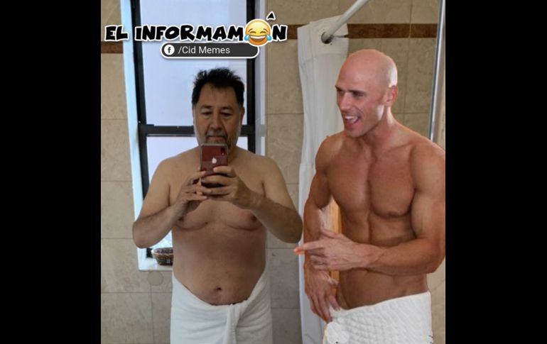 Fernández Noroña sube foto en toalla y desata 