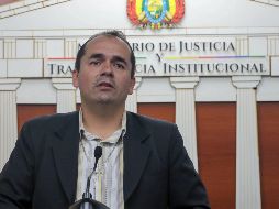 Mathías Kutsch, director de Lucha contra la Corrupción del Ministerio de Justicia. EFE/M. Alipaz