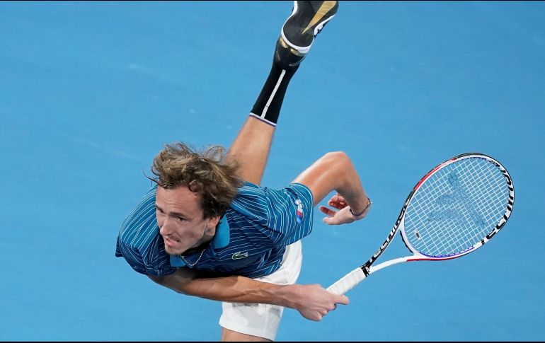 Daniil Medvedev se hizo con el punto definitivo que permitió a Rusia asegurar el pase ante Diego Schwartzman. EFE / M. Evans