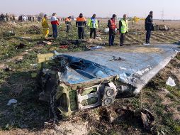 La caída de la aeronave ucraniana causó la muerte de 176 personas. AFP/IRNA/ARCHIVO