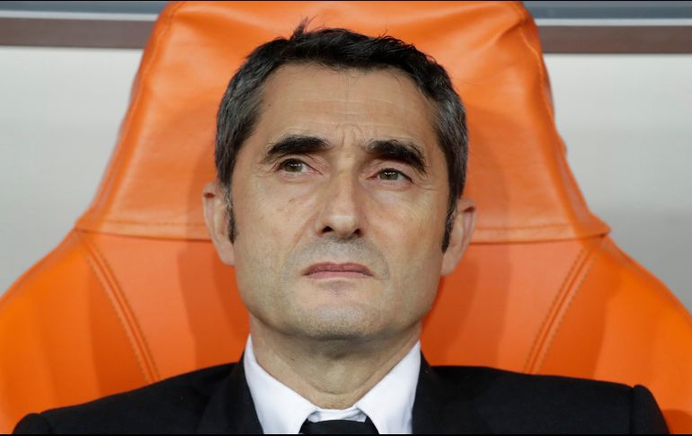 Pese a la derrota, Valverde considera que el Barcelona hizo un buen encuentro frente al Atlético de Madrid. AP / H. Ammar