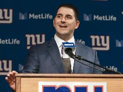 De vuelta. Durante la conferencia, el timonel del equipo neoyorquino se comprometió a regresarlos a los primeros planos. AFP