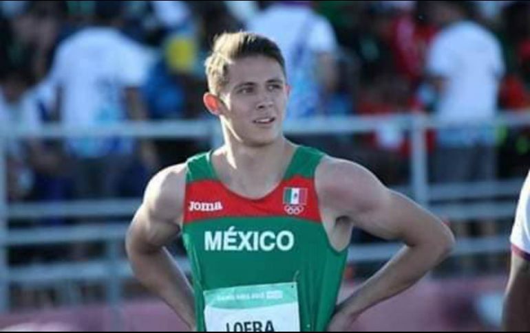 Loera representó al estado de Chihuahua a nivel regional y nacional de la Olimpiada Juvenil. TWITTER / @COM_Mexico