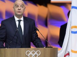 De los 79 miembros del COI con derecho a voto, Infantino recibió 63 a favor, 13 en contra y tres optaron por la abstención. EFE / L. Gillieron