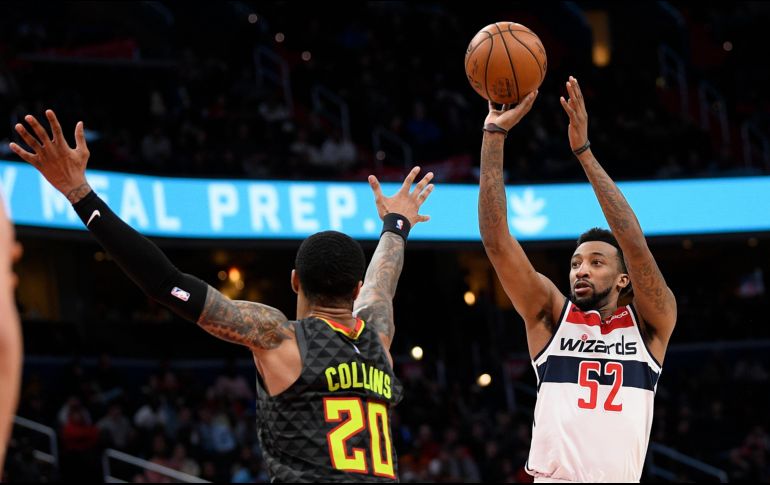 Jordan McRae (#52) aportó 29 puntos para la victoria de los Wizards. AP/N. Wass