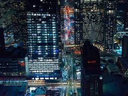 Hasta donde alcance la vista. El horizonte nocturno de Calgary, sembrado de luces y movimiento. EL INFORMADOR / F. González