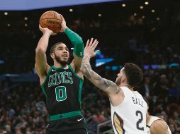 Jayson Tatum. El hombre de los Celtics impuso un nuevo récord personal en el triunfo de su equipo ante la quinteta de Nueva Orleáns, al anotar 41 unidades para que Boston sume 26 triunfos en la campaña. AP