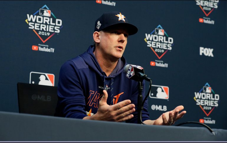 El equipo manejado por Hinch habría robado señales durante las temporadas 2017 y 2018. AP / ARCHIVO