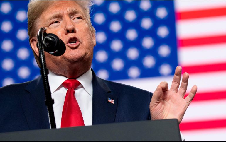 Señalan que la demanda será presentada mientras Trump siga en el poder y después de que lo deje. AFP/S. Loeb