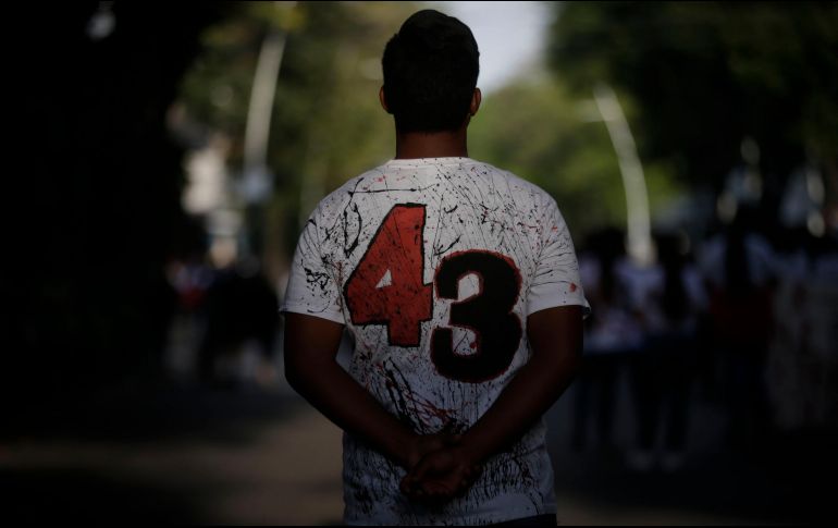 Aseguran que todos los resultados que obtiene la Comisión son reportados inmediatamente a los padres de los normalistas de Guerrero. EL INFORMADOR/F. Atilano