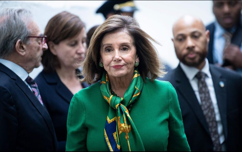 La demócrata Nancy Pelosi finalmente puso fecha a la votación para la entrega formal de las acusaciones a la Cámara alta. AFP/B. Smialowski