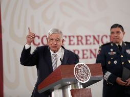 Durante su encuentro con miembros de la CNTE, se le cuestionó al Presidente sobre el nacimiento de su nieto, aunque éste no brindó mayores declaraciones. SUN/I. Stephens