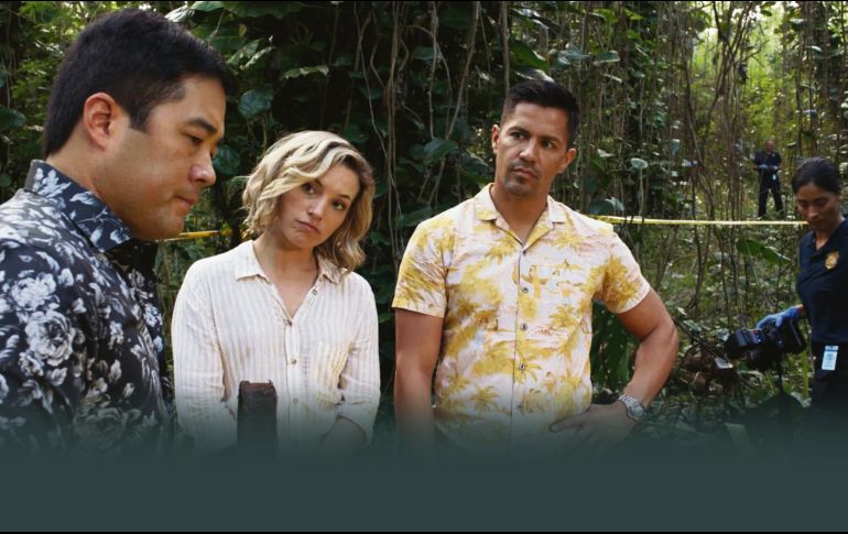 Escena. La actriz Perdita Weeks (al centro), en su papel como Juliet Higgins. CORTESÍA