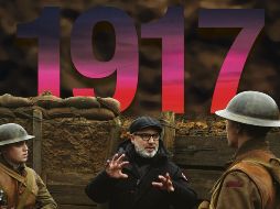 En la trinchera. Sam Mendes (al centro) se apunta como uno de los favoritos del Oscar gracias a su trabajo en “1917”. La película se estrena en la cartelera mexicana este 17 de enero. CORTESÍA