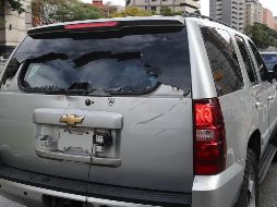 Los opositores señalan que la Policía Nacional Bolivariana y la Guardia Nacional Bolivariana presenciaron las agresiones en su contra y no intervinieron. EFE / M. Gutiérrez