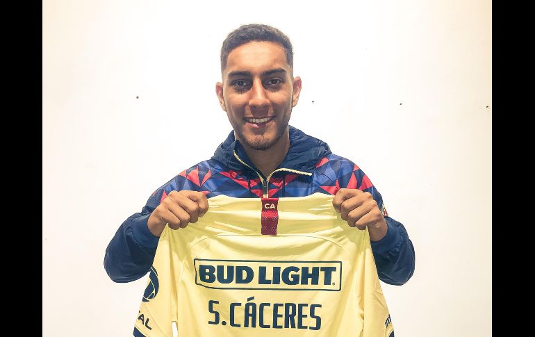 Cáceres, se integrará al América una vez que regrese del preolímpico con su selección, junto a otro azulcrema, Federico Viñas. TWITTER/@ClubAmerica