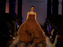 Tejidos como el tul, utilizados en la colección 