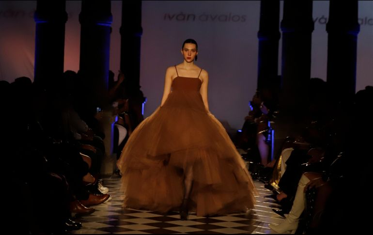 Tejidos como el tul, utilizados en la colección 