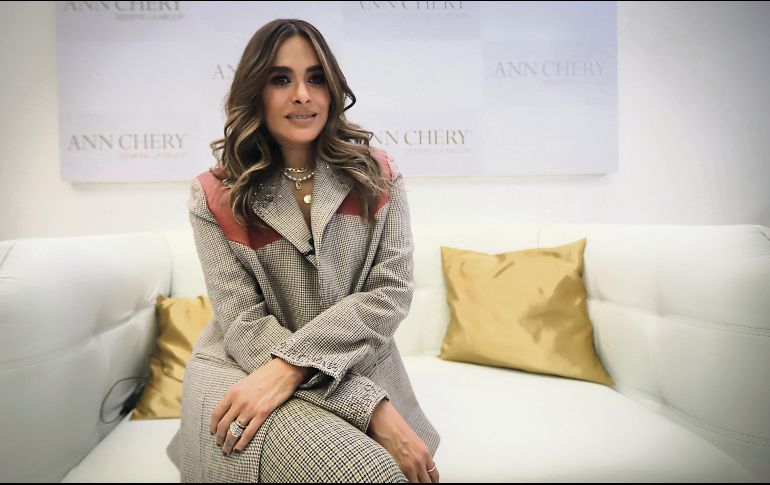 Galilea Montijo. La conductora estuvo presente en Intermoda. EL INFORMADOR• F. Atilano