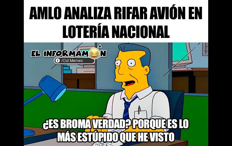 Los memes de la idea de rifar el avión presidencial