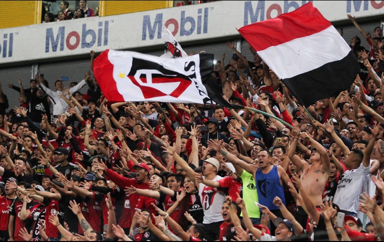 La afición de Atlas no se comportó y repitió, al menos tres veces, el grito homofóbico que la FIFA busca erradicar. IMAGO7/F. Meza