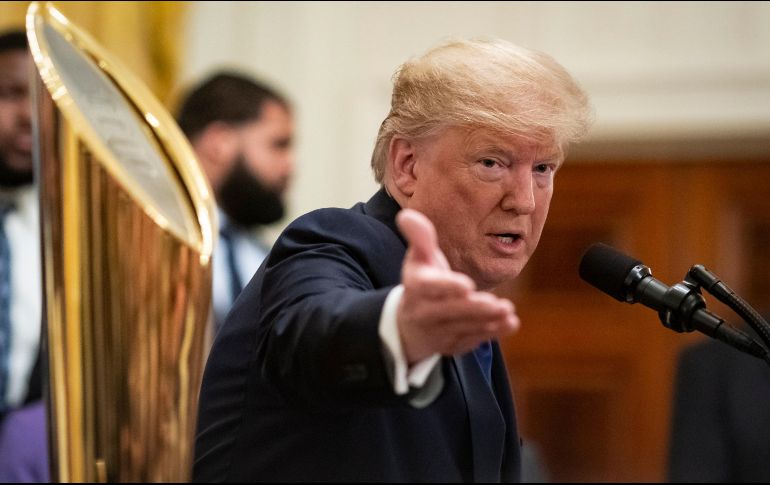 El equipo de defensa de Trump será liderado por Pat Cipollone, un abogado de la Casa Blanca. EFE/A. Drago