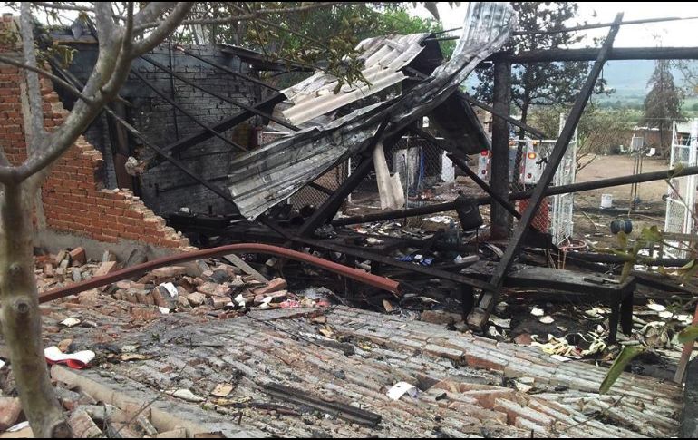 El siniestro ocurrió en la comunidad Mesa de Cázares. EL INFORMADOR/ARCHIVO